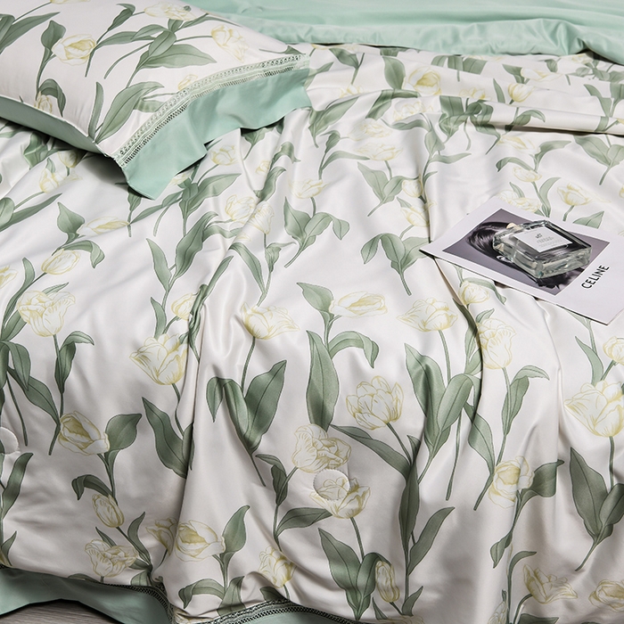 91家纺网 家纺一手货源 找家纺 （总）斯尔顿 2025新款镂空夏被四件套