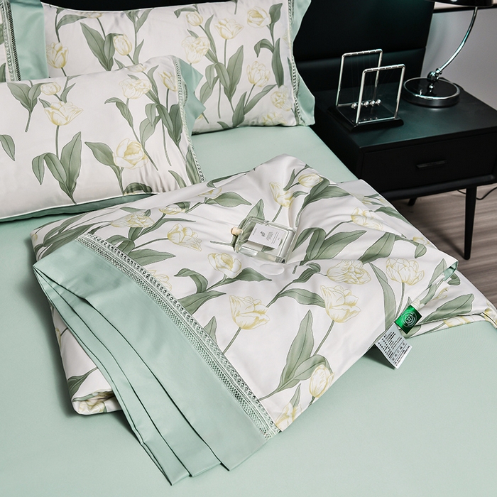 91家纺网 家纺一手货源 找家纺 （总）斯尔顿 2025新款镂空夏被四件套