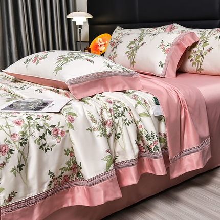 91家纺网 家纺一手货源 找家纺 （总）斯尔顿 2025新款镂空夏被四件套