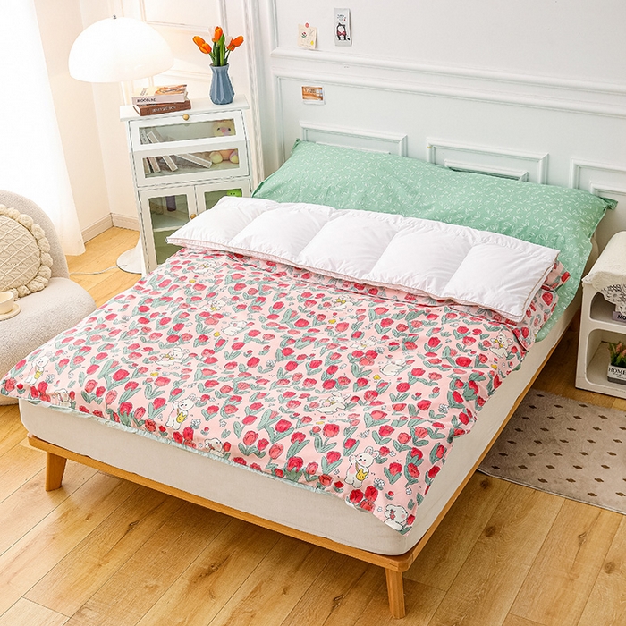 91家纺网 家纺一手货源 找家纺 金丝鸟 2023新款全棉旅行睡袋 馥郁