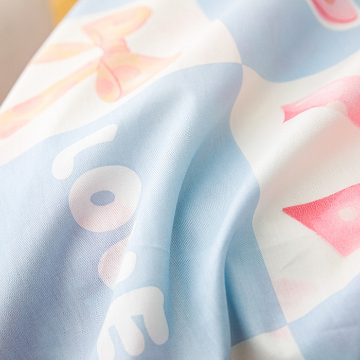 91家纺网 家纺一手货源 找家纺 金丝鸟 2023新款全棉旅行睡袋 领结兔