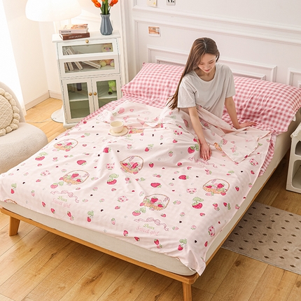 91家纺网 家纺一手货源 找家纺 （总）金丝鸟 2023新款全棉旅行睡袋