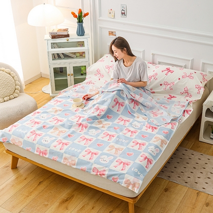 91家纺网 家纺一手货源 找家纺 （总）金丝鸟 2023新款全棉旅行睡袋