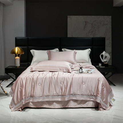 91家纺网 家纺一手货源 找家纺 （总）时亿家居 2023新款80支兰精天丝夏被 华尔兹系列