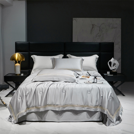 91家纺网 家纺一手货源 找家纺 （总）时亿家居 2023新款80支兰精天丝夏被 华尔兹系列