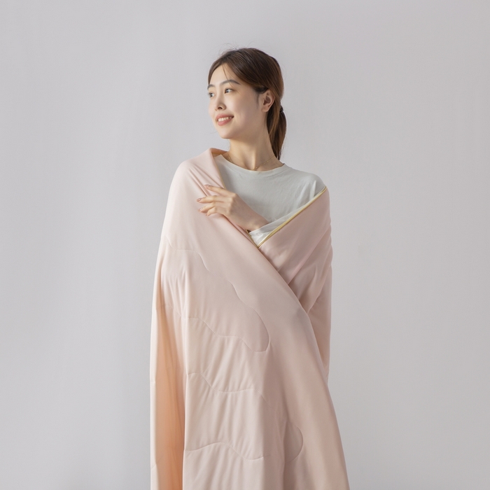 91家纺网 家纺一手货源 找家纺 慕尚家纺 2025新款凉感丝瓜瓜被 桃桃乌龙