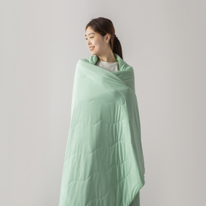 91家纺网 家纺一手货源 找家纺 慕尚家纺 2025新款凉感丝瓜瓜被 西瓜生椰