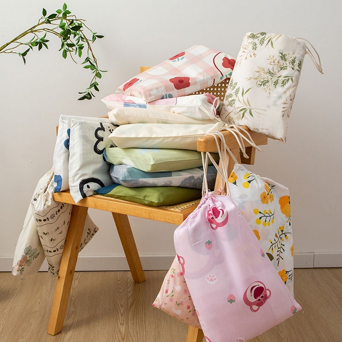 91家纺网 家纺一手货源 找家纺 简宜家居 2023新款13070全棉睡袋 桃桃兔