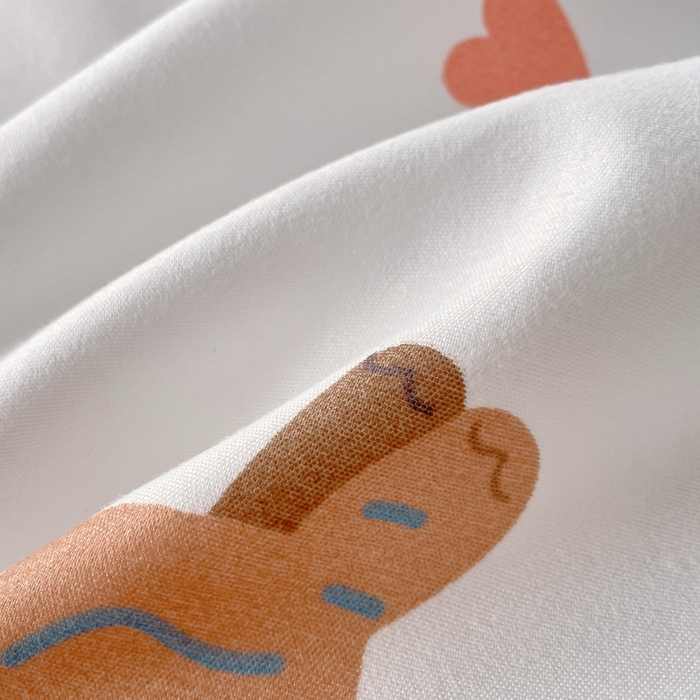 91家纺网 家纺一手货源 找家纺 金丝兔 2023新款高克重植物羊绒生态加厚磨毛印花四件套 动物乐园