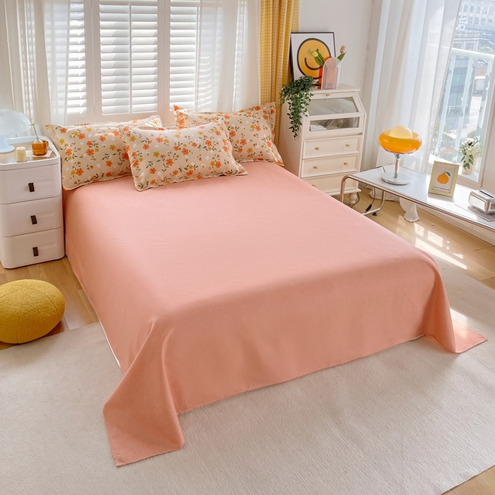 91家纺网 家纺一手货源 找家纺 金丝兔 2023新款高克重植物羊绒生态加厚磨毛印花四件套 漫语佳人