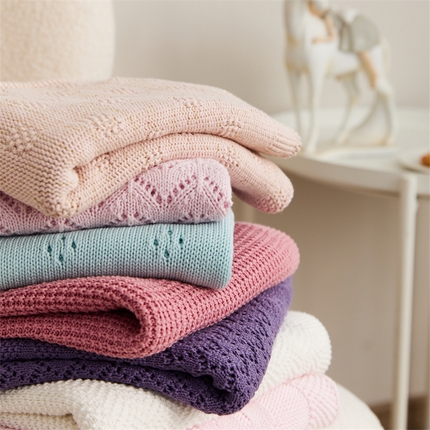 91家纺网 家纺一手货源 找家纺 （总）暖绵绵 2025新款儿童全棉盖毯针织毯子-森友卉