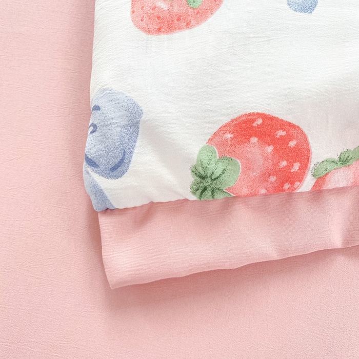 91家纺网 家纺一手货源 找家纺 梦之岛 2023新款A类母婴级双层纱水洗棉麻夏凉被四件套 爱丽丝