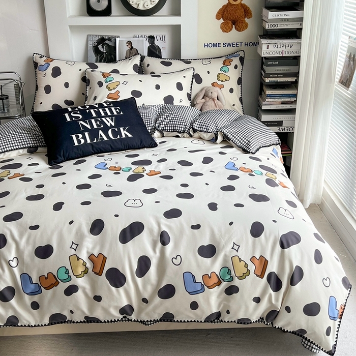 91家纺网 家纺一手货源 找家纺 （总）HL原创2023新款贝壳边全棉四件套