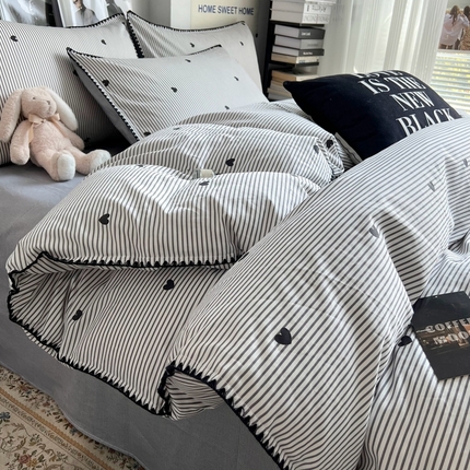 HL原创2023新款贝壳边全棉四件套 音律