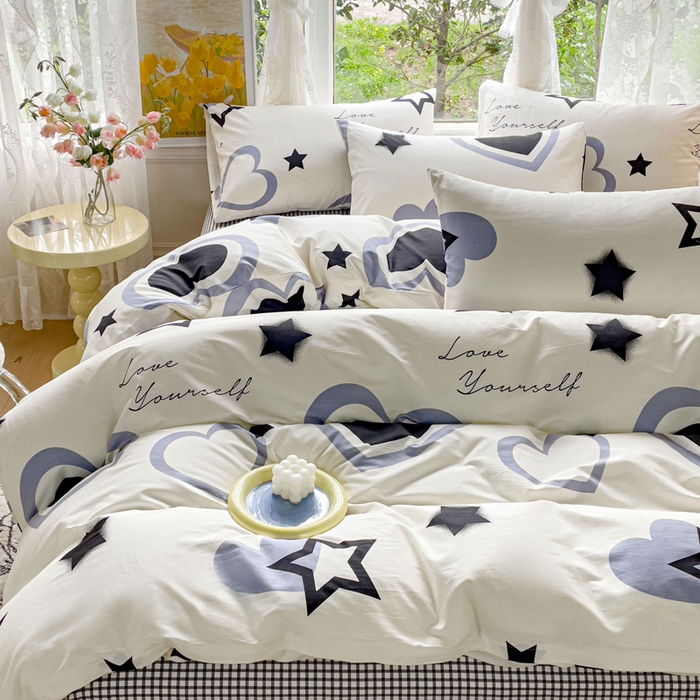 91家纺网 家纺一手货源 找家纺 感遇 2023 4月全棉四件套 8繁星点点