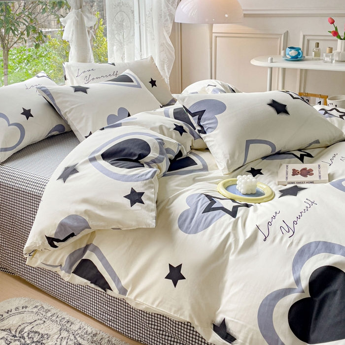 91家纺网 家纺一手货源 找家纺 感遇 2023 4月全棉四件套 8繁星点点