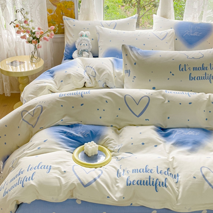 91家纺网 家纺一手货源 找家纺 感遇 2023 4月全棉四件套 7星空小兔