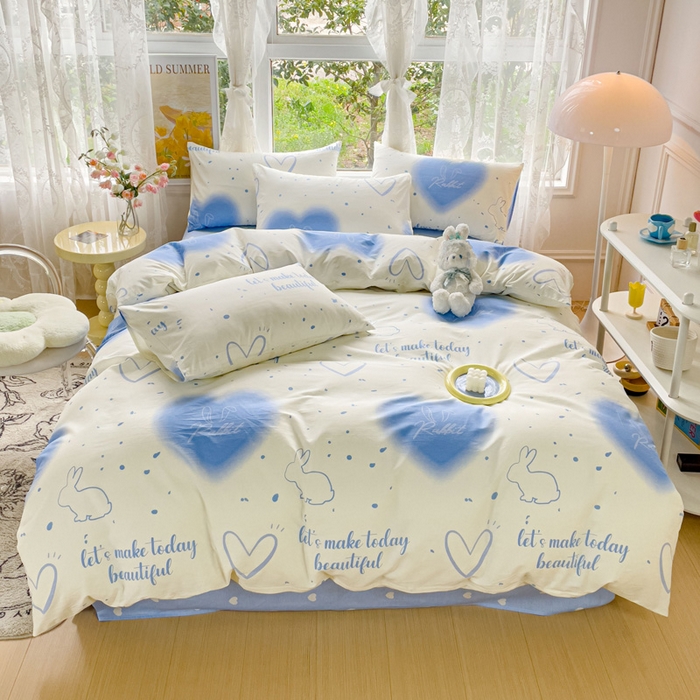 91家纺网 家纺一手货源 找家纺 感遇 2023 4月全棉四件套 7星空小兔