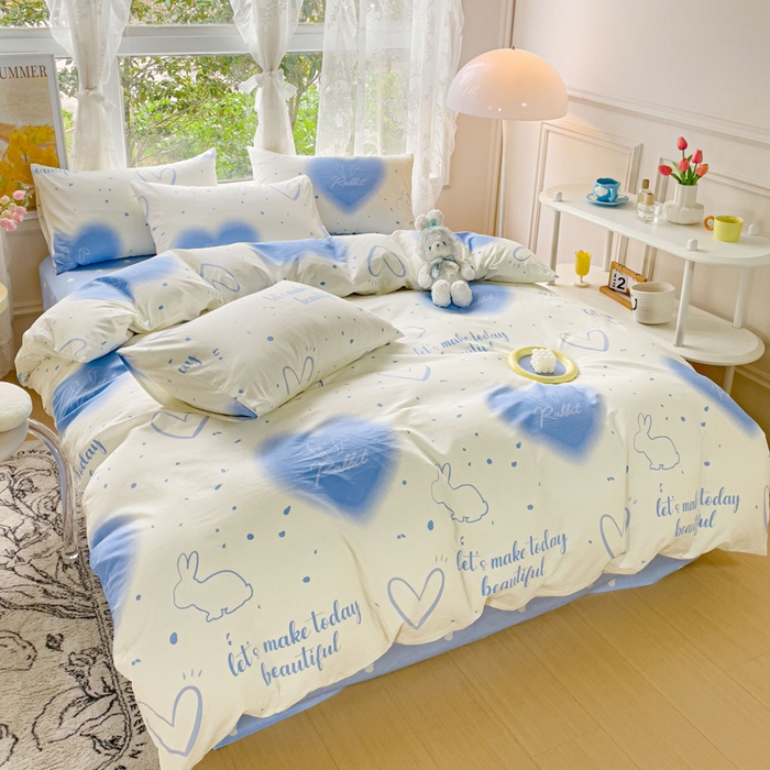 91家纺网 家纺一手货源 找家纺 感遇 2023 4月全棉四件套 7星空小兔