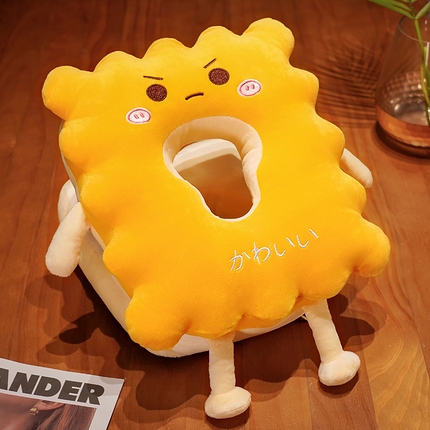 91家纺网 家纺一手货源 找家纺 （总）仟亿莱 2023新款V型饼干冰丝午睡枕