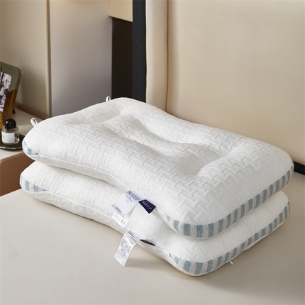 91家纺网 家纺一手货源 找家纺 （总）佳合 2024新款SPA按摩枕头护颈椎枕芯单人成人枕家用枕头芯