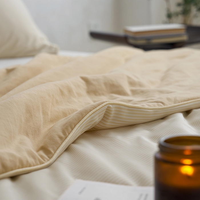 91家纺网 家纺一手货源 找家纺 （总）莱福仕家纺2024新款无印风凉感针织夏被