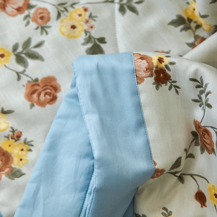 91家纺网 家纺一手货源 找家纺 莱福仕家纺2024新款全棉跑量款棉花夏被 春野