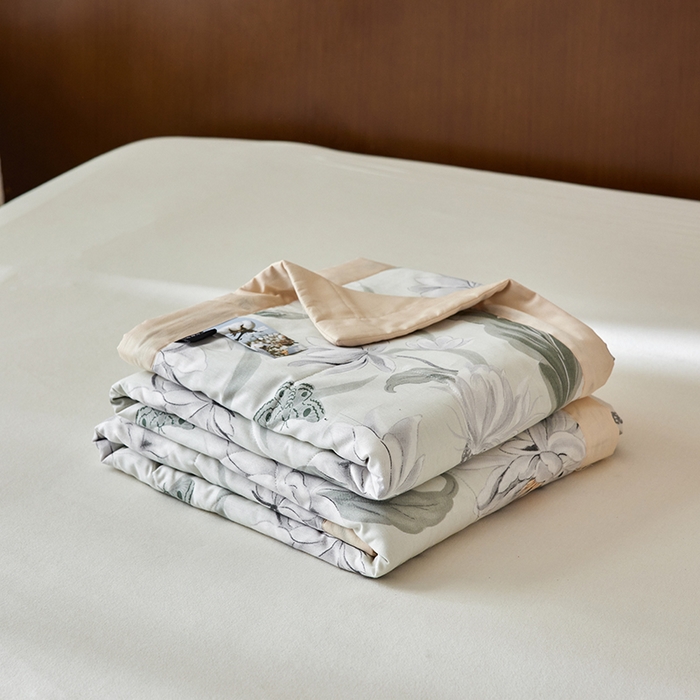 91家纺网 家纺一手货源 找家纺 莱福仕家纺2024新款全棉跑量款棉花夏被 洛可可