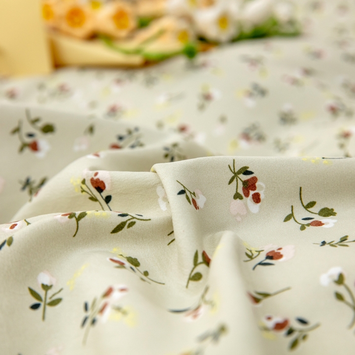 91家纺网 家纺一手货源 找家纺 乐居坊2023新款印花水洗双层纱贝壳绣四件套 花季