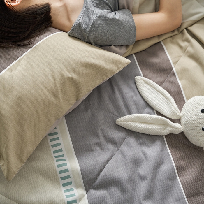 91家纺网 家纺一手货源 找家纺 （总）莱福仕家纺 2023新款全棉喷气印花夏被四件套