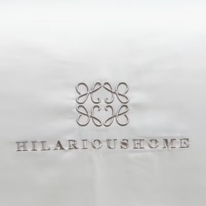 91家纺网 家纺一手货源 找家纺 U品汇 2023新品120支60S长绒棉宽边刺绣花贡缎纯棉全棉四件套 奥丁-奶油白