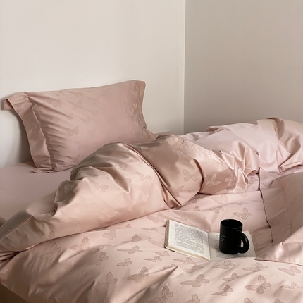 91家纺网 家纺一手货源 找家纺 （总）爱丽丝 2023新款100S全棉提花四件套