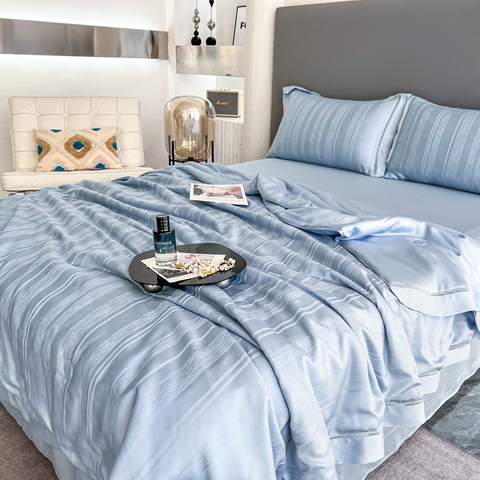 91家纺网 家纺一手货源 找家纺 （总）佳居缘 2024新款60天丝夏被四件套-倾心