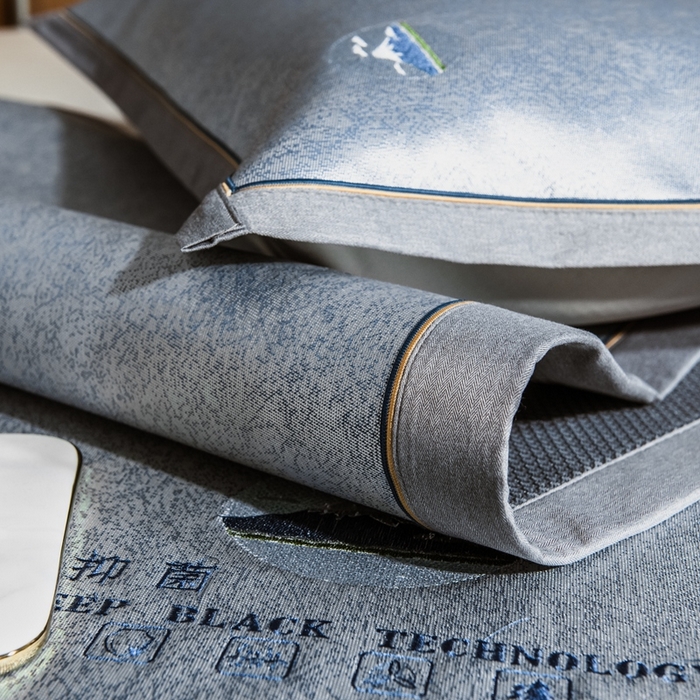 91家纺网 家纺一手货源 找家纺 2023全季家居纯色凉感肌理纹富士款冰丝凉席 富士款-丁香紫