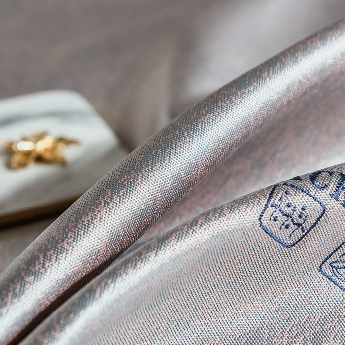 91家纺网 家纺一手货源 找家纺 2023全季家居纯色凉感肌理纹富士款冰丝凉席 富士款-浅粉