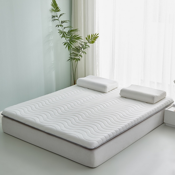 91家纺网 家纺一手货源 找家纺 （总）锦丝钰床垫 2025新款多功能冰藤针织棉双面四季两用床垫