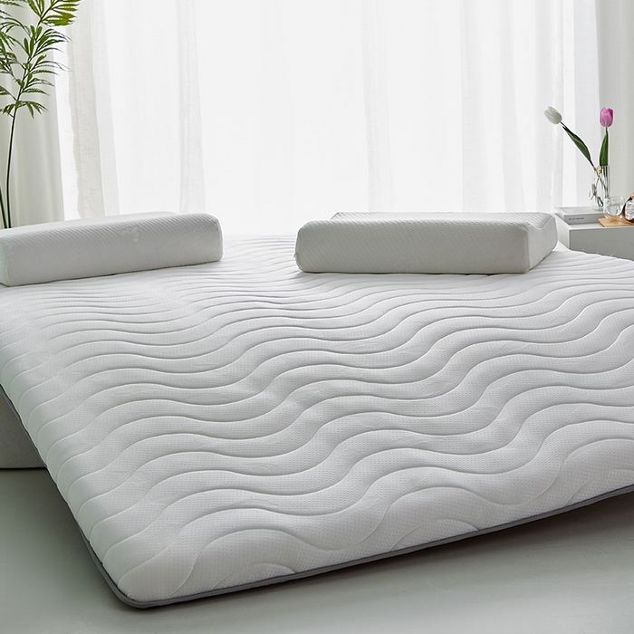 91家纺网 家纺一手货源 找家纺 （总）锦丝钰床垫 2025新款多功能冰藤针织棉双面四季两用床垫