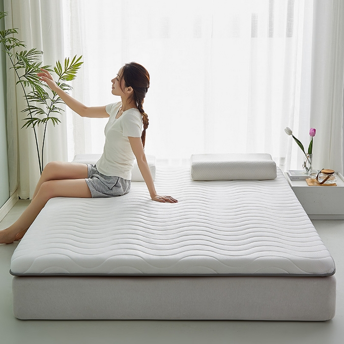 91家纺网 家纺一手货源 找家纺 （总）锦丝钰床垫 2025新款多功能冰藤针织棉双面四季两用床垫