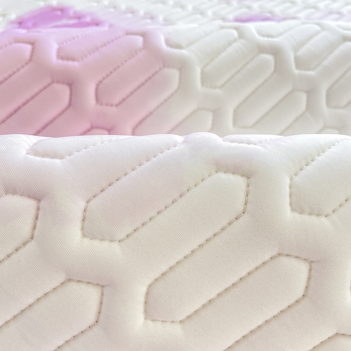 91家纺网 家纺一手货源 找家纺 慕澄 2023新款小版雪纺床裙款乳胶凉席 花影