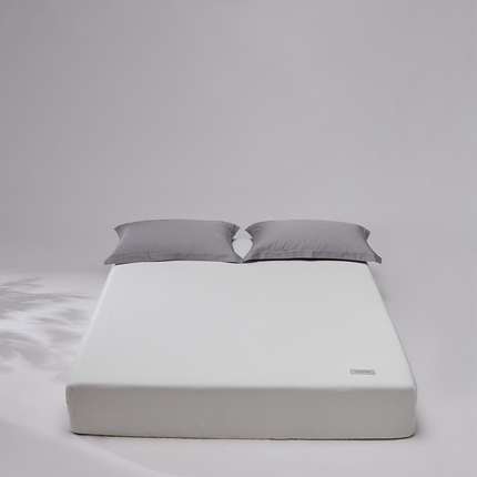 91家纺网 家纺一手货源 找家纺 8小时家纺 2023新款长绒棉单品床笠 雪月白