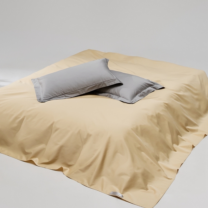 91家纺网 家纺一手货源 找家纺 8小时家纺 2023新款长绒棉单品床单 亚麻棕