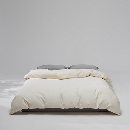 8小时家纺 2023款长绒棉单品被套 奶昔白