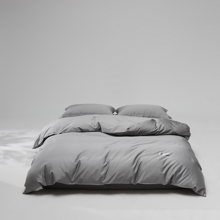 8小时家纺 2023款长绒棉单品被套 雅士灰