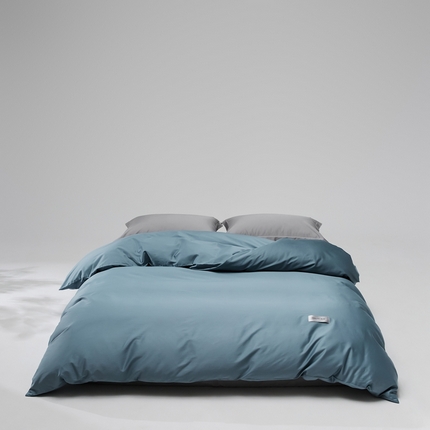 8小时家纺 2023款长绒棉单品被套 海茵蓝