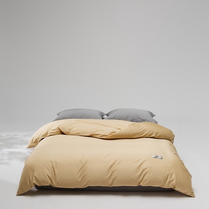 91家纺网 家纺一手货源 找家纺 8小时家纺 2023款长绒棉单品被套 香槟金