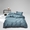 91家纺网 家纺一手货源 找家纺 8小时家纺 2023款长绒棉四件套 海茵蓝