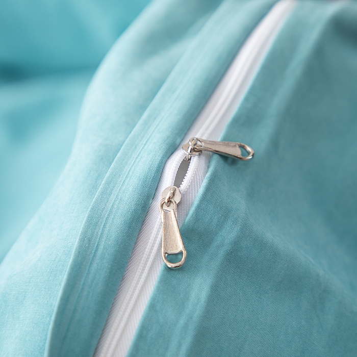 91家纺网 家纺一手货源 找家纺 优姿家纺 2024新款锦棉绣花四件套吊边床单一字绣枕套套件-雅韵 雅韵-浅绿