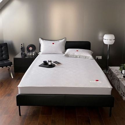 （总）三味舒屋 2025新款凉感抗菌防螨印花冰丝养生席床笠款