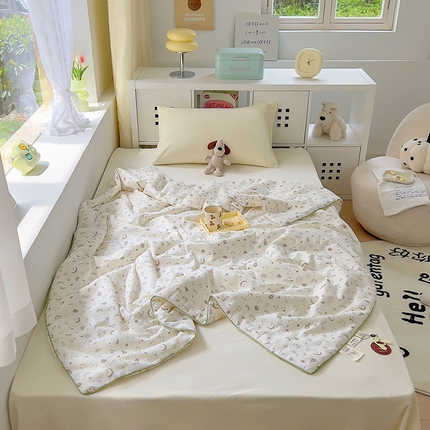 木堇家居 2023新款全棉纱布儿童夏被 星光