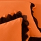 91家纺网 家纺一手货源 找家纺 芭比蔓 2023新款法式蕾丝电脑边四件套-莉娜系列 火橙
